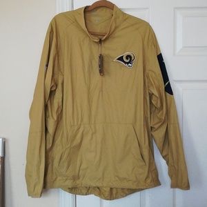 NFL Rams Light XL Mustard Jacket